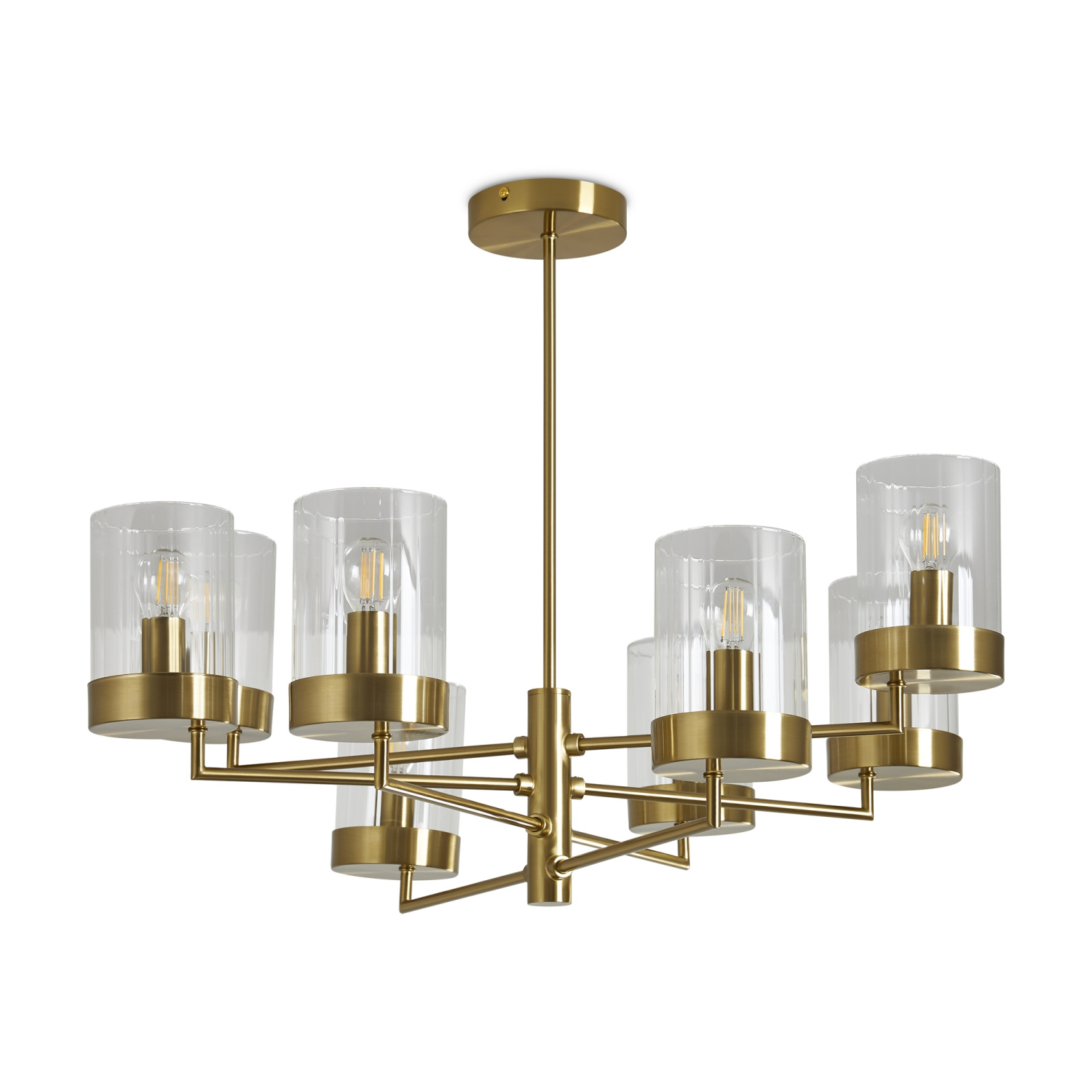 Freya Modern Clip Подвесной светильник цвет: латунь FR5426PL-08BS