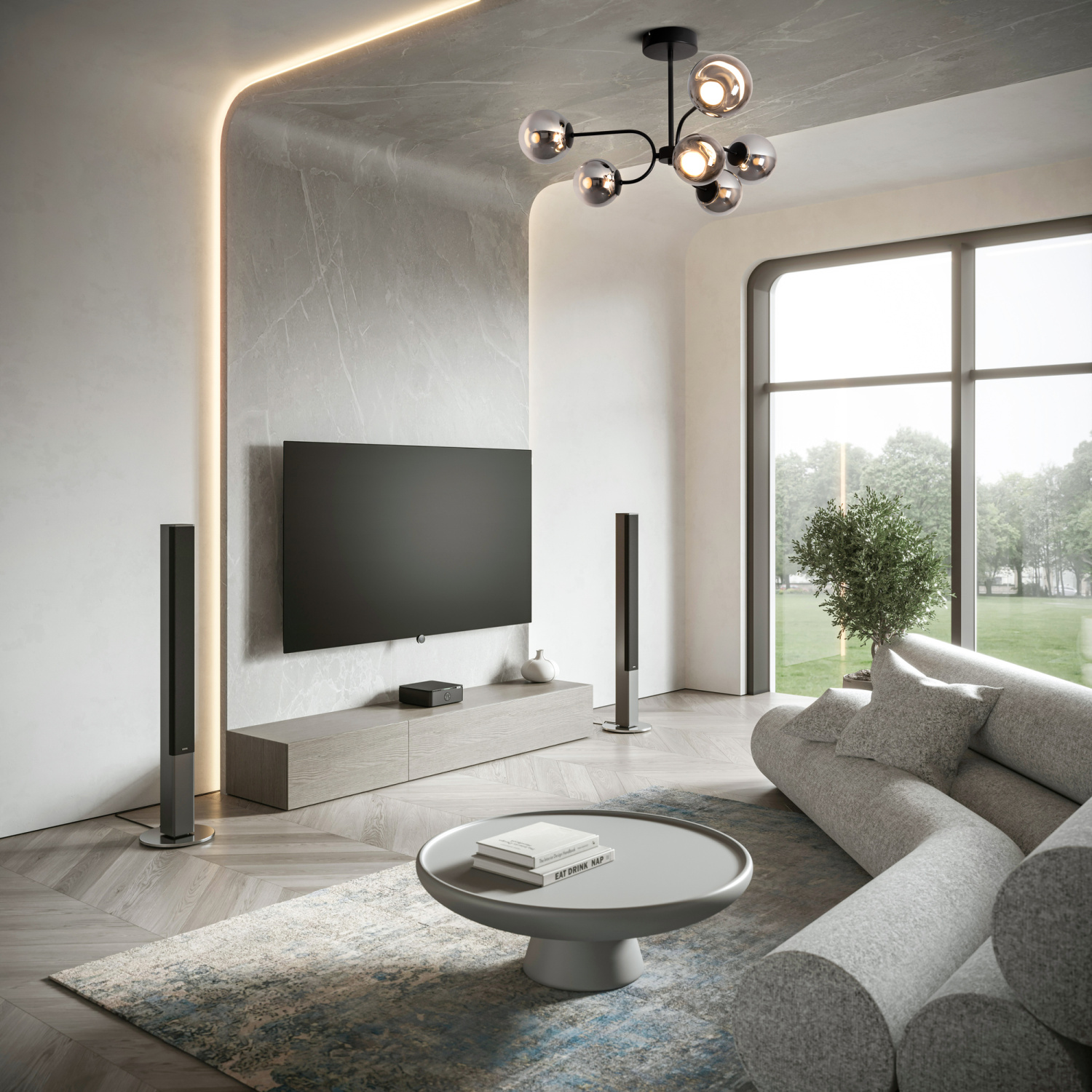 Freya LED Arch Настенный светильник (бра) цвет: черный FR6178WL-L10B