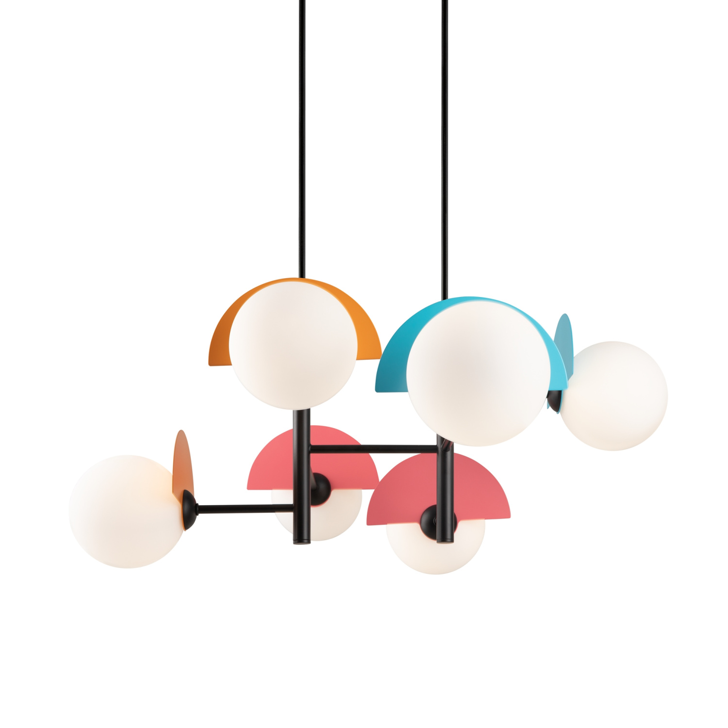 Freya Modern Sepia Подвесной светильник цвет: черный FR5391PL-06CFL