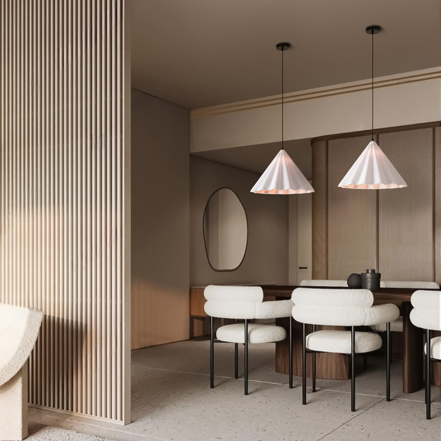 Freya Modern Felt Acoustic Подвесной светильник цвет: серый FR5479PL-01GR