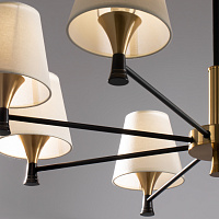 Freya Modern Perfetto Люстра цвет: черный и латунь FR5098PL-08BBS
