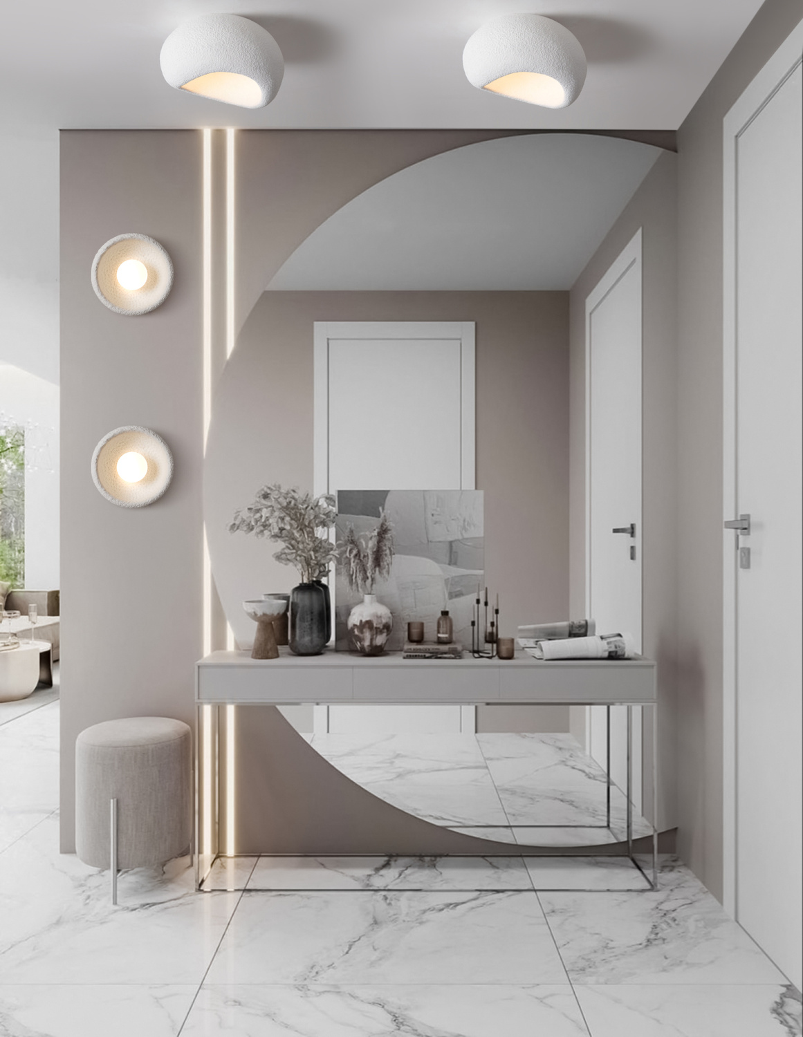 Freya Modern Mound Настенный светильник (бра) цвет: белый FR5428WL-01W