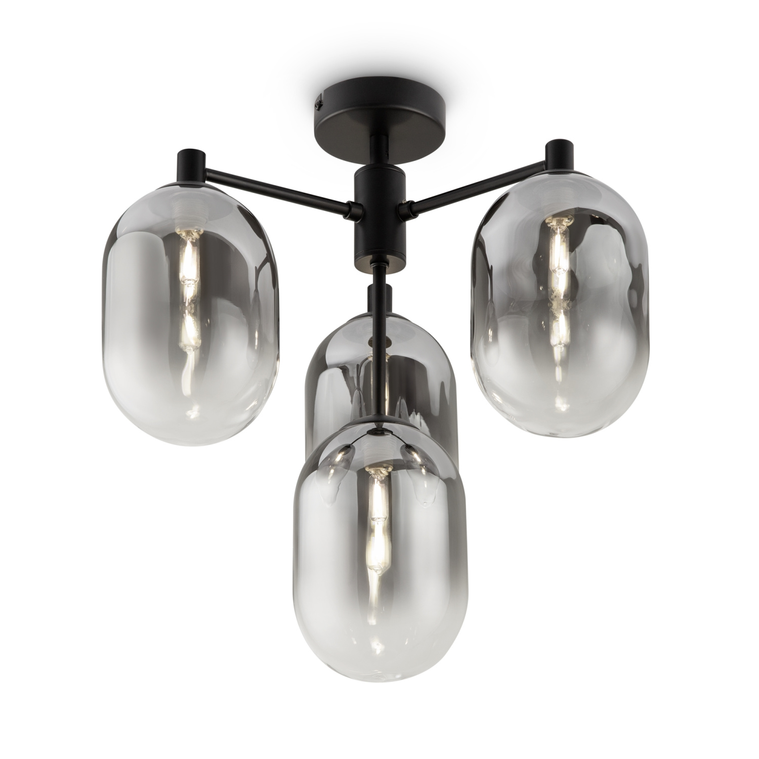 Freya Crystal Tesse Подвесной светильник цвет: черный FR1011PL-04B