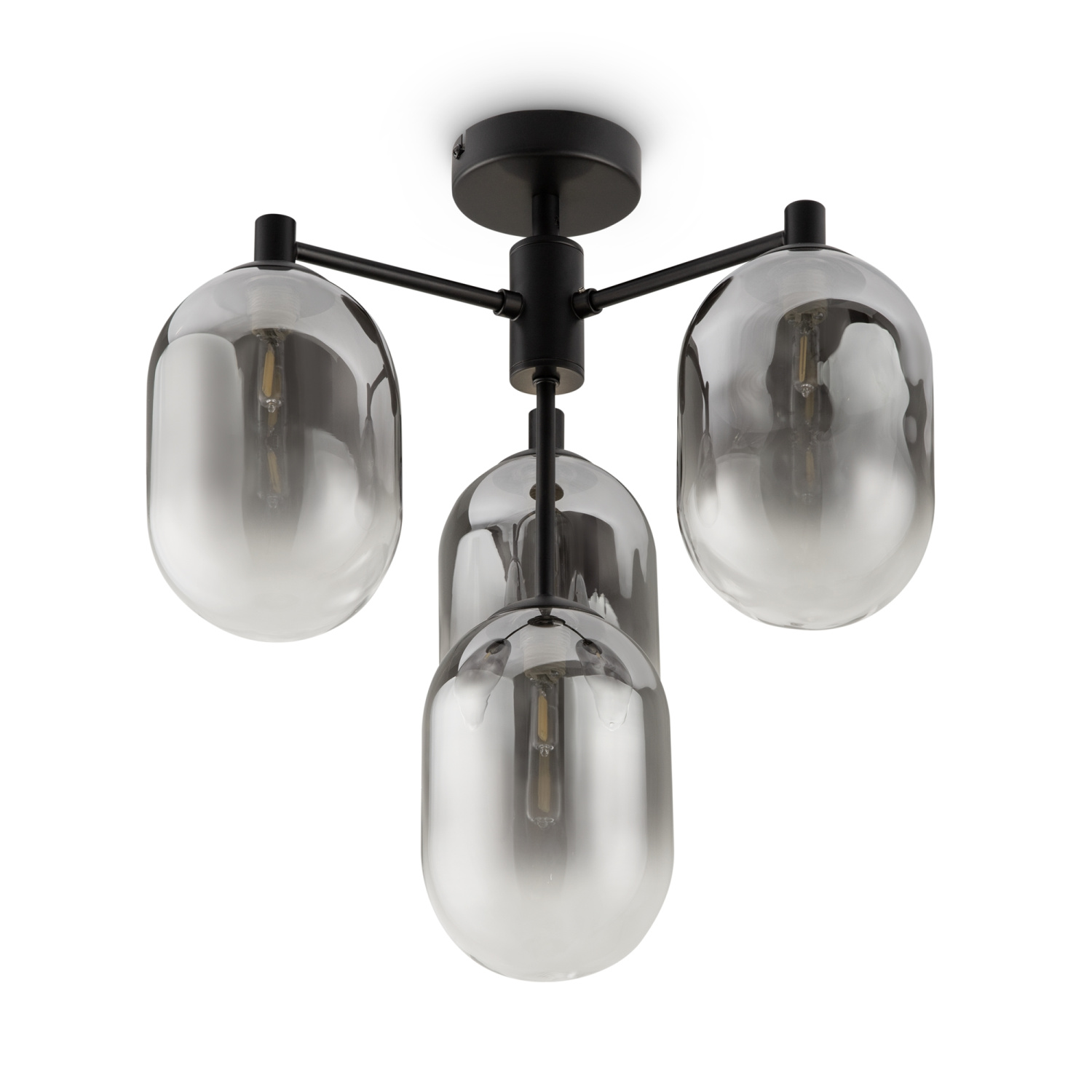 Freya Crystal Tesse Подвесной светильник цвет: черный FR1011PL-04B