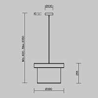 Freya Modern Mixture Подвесной светильник цвет: черный FR5483PL-01B2