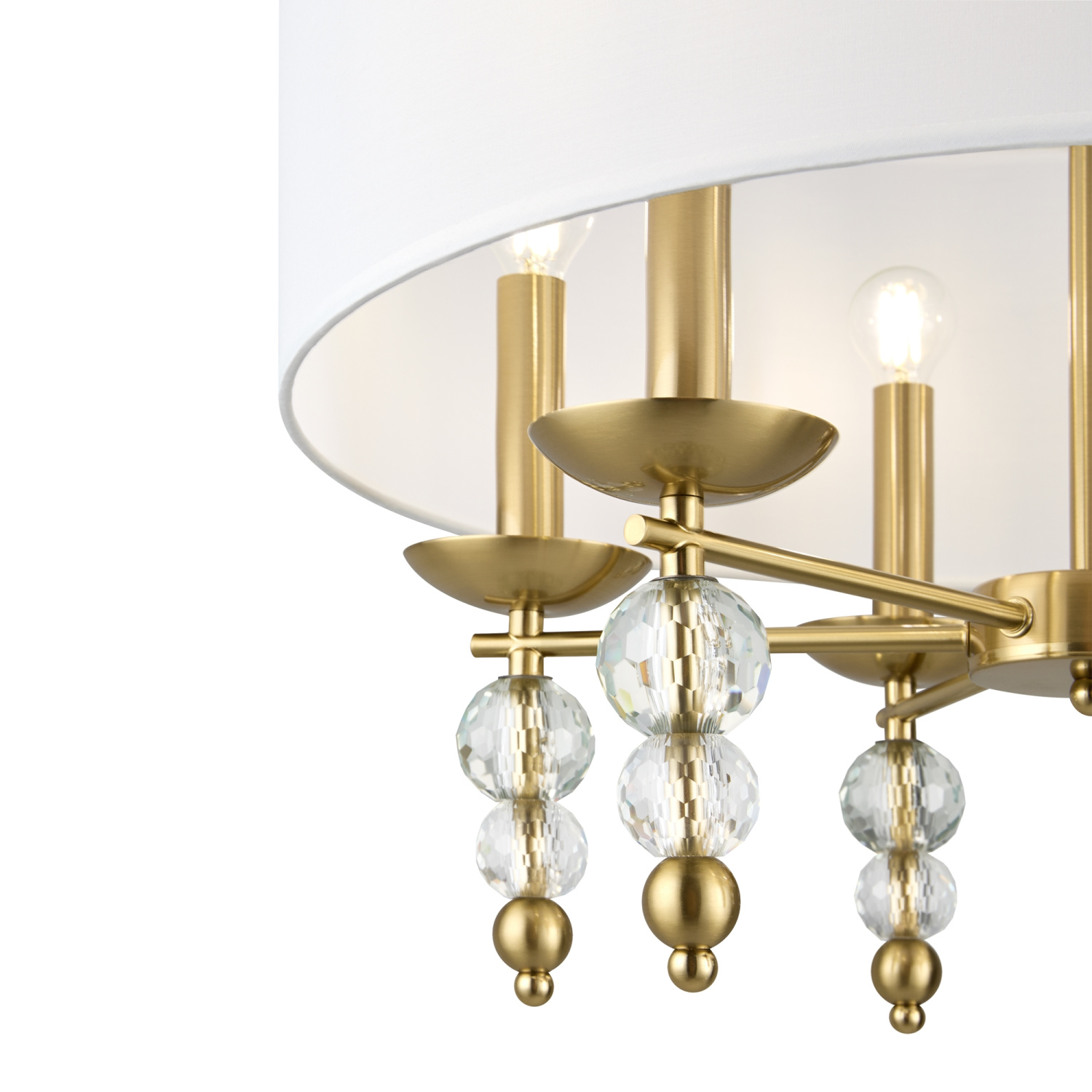 Freya Crystal Side Подвесной светильник цвет: латунь FR1009PL-06BS