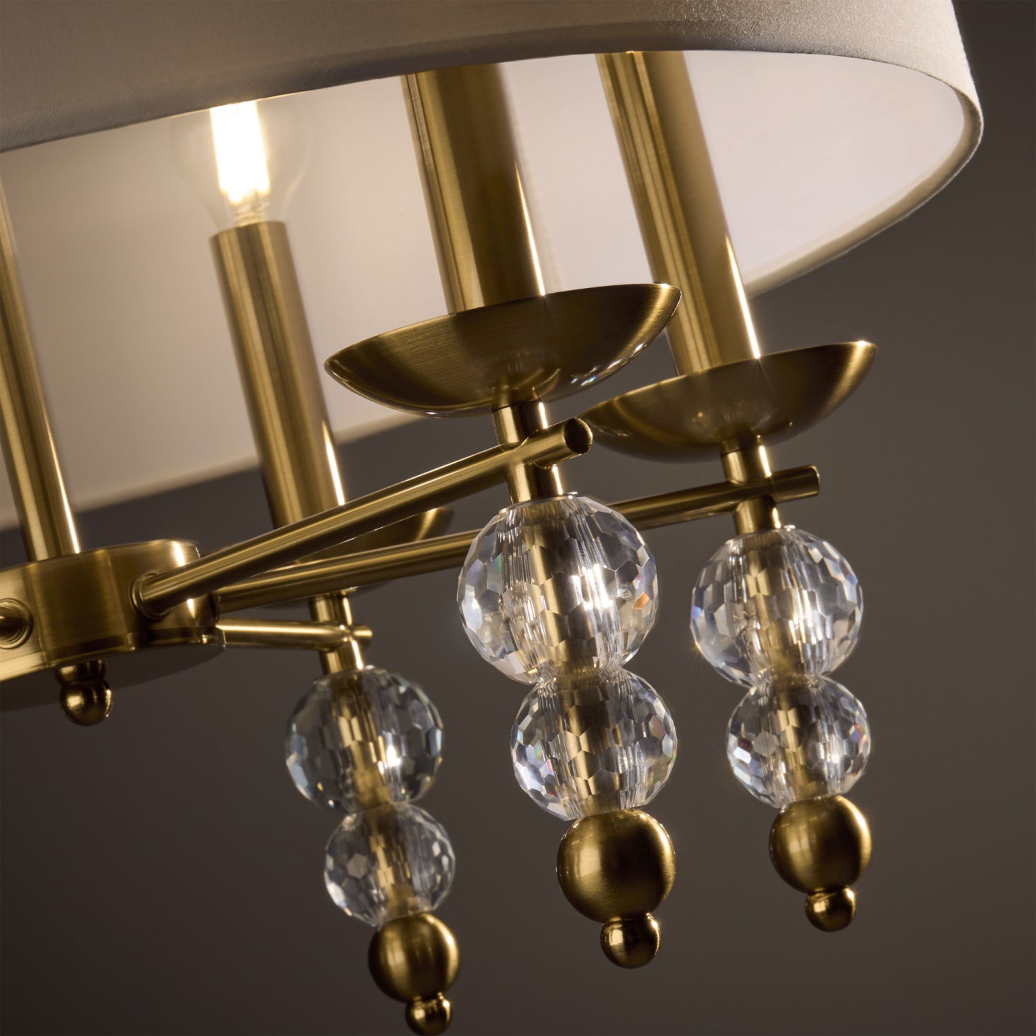 Freya Crystal Side Подвесной светильник цвет: латунь FR1009PL-06BS