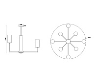 Freya Modern Agnes Люстра цвет: хром FR5184PL-08CH
