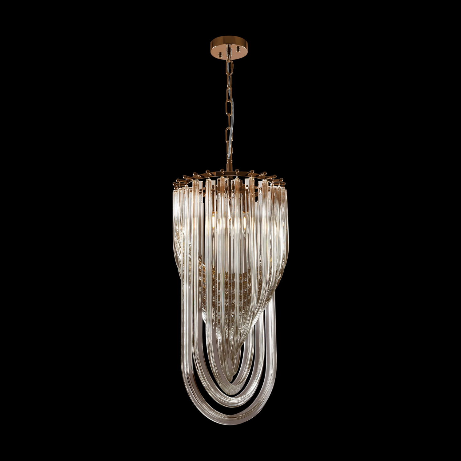 Freya Crystal Onda Подвесной светильник цвет: французское золото FR5182PL-03FG