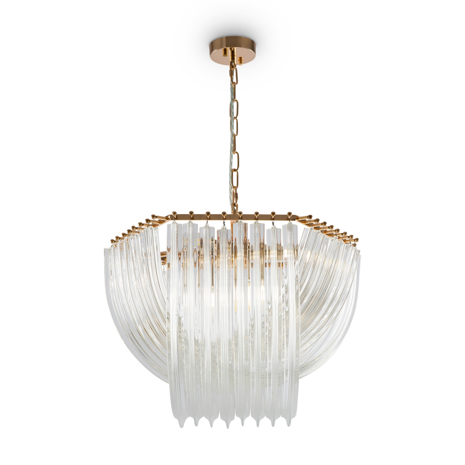 Freya Crystal Onda Подвесной светильник цвет: французское золото FR5182PL-06FG