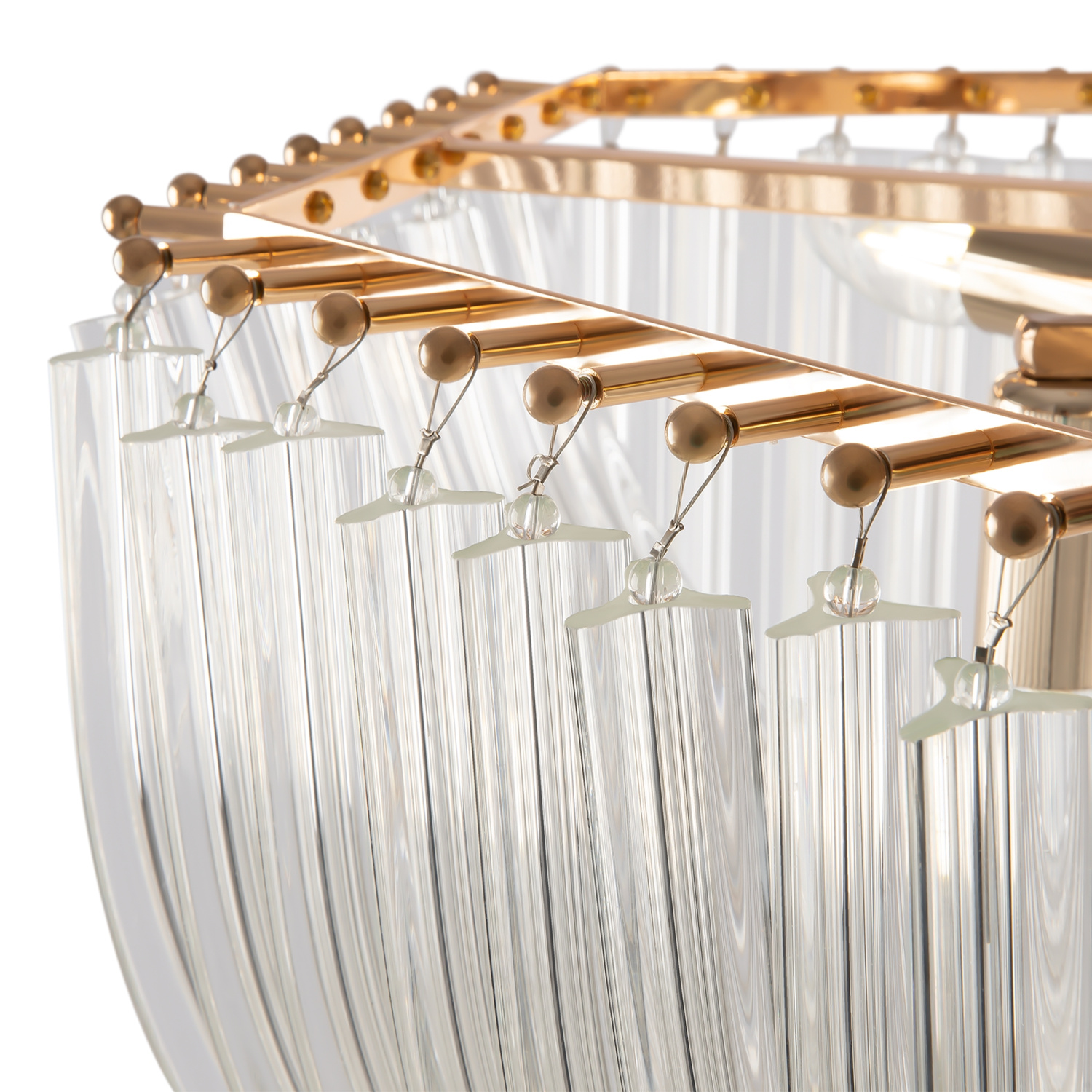 Freya Crystal Onda Подвесной светильник цвет: французское золото FR5182PL-06FG