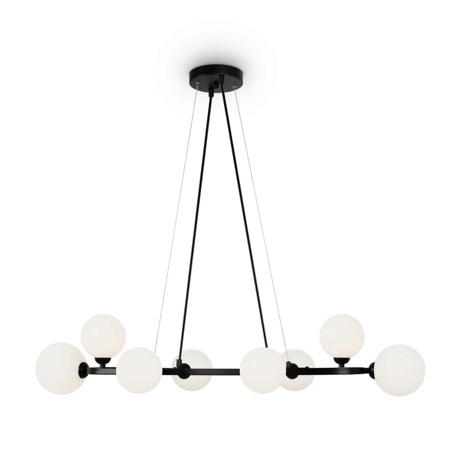 Freya Modern Globos Подвесной светильник цвет: черный FR5222PL-08B1