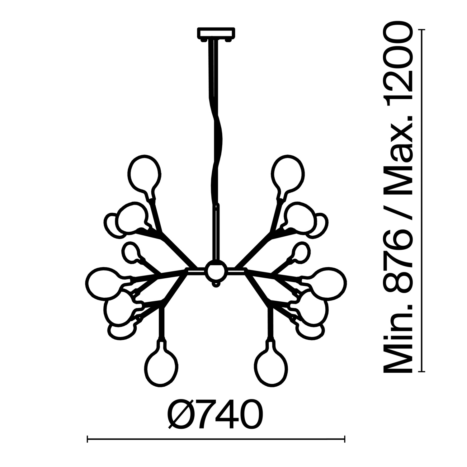 Freya Modern Florencia Подвесной светильник цвет: золото FR5049PL-27G
