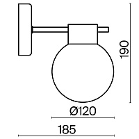Freya Modern Gatsby Настенный светильник (бра) цвет: латунь FR5233WL-01BS