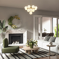 Freya Modern Inversion Подвесной светильник цвет: латунь FR5233PL-13BS