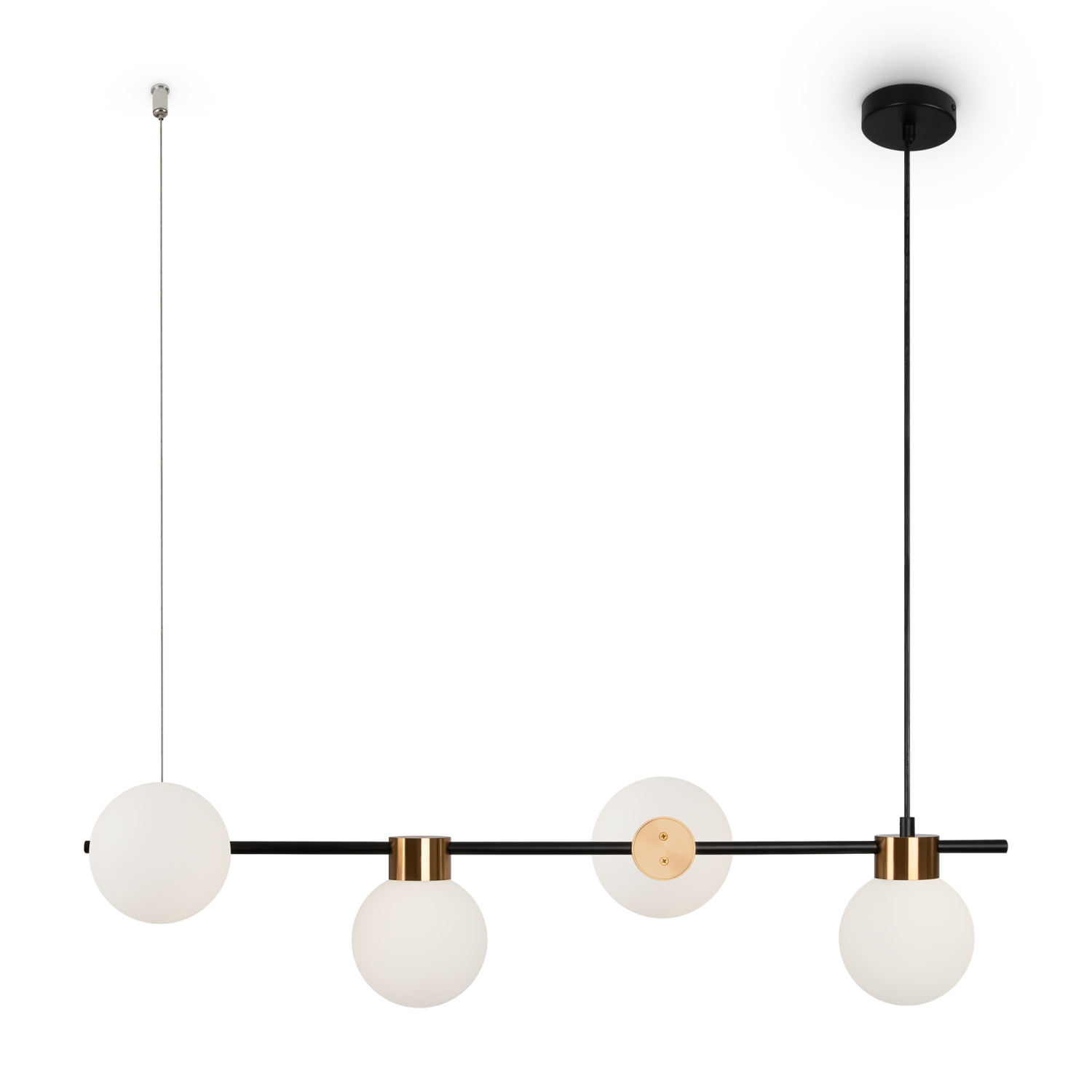 Freya Modern Gatsby Подвесной светильник цвет: черный FR5232PL-04B