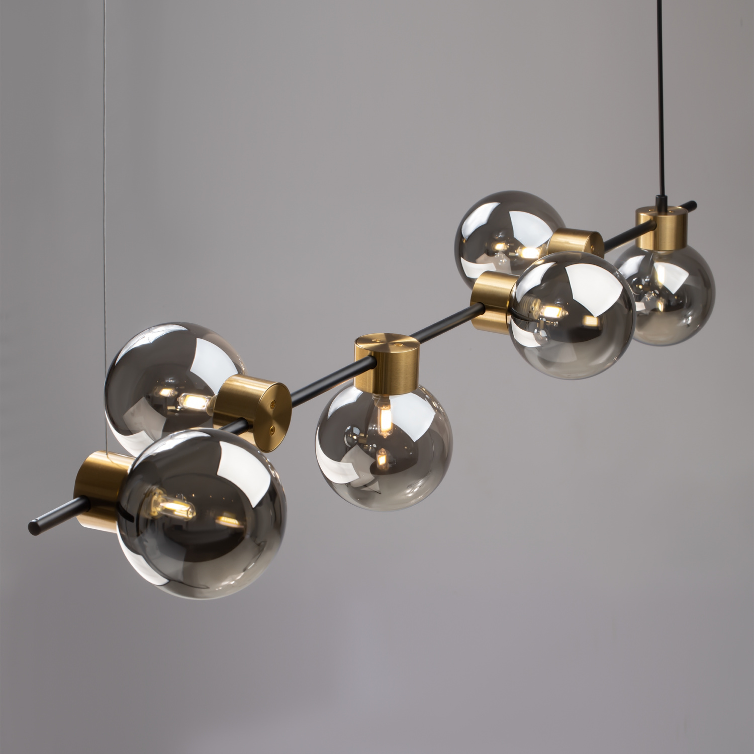 Freya Modern Gatsby Подвесной светильник цвет: черный FR5232PL-06B1