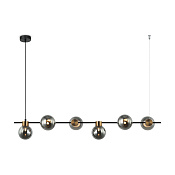 Freya Modern Gatsby Подвесной светильник цвет: черный FR5232PL-06B1