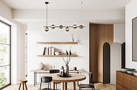 Freya Modern Gatsby Подвесной светильник цвет: черный FR5232PL-06B1