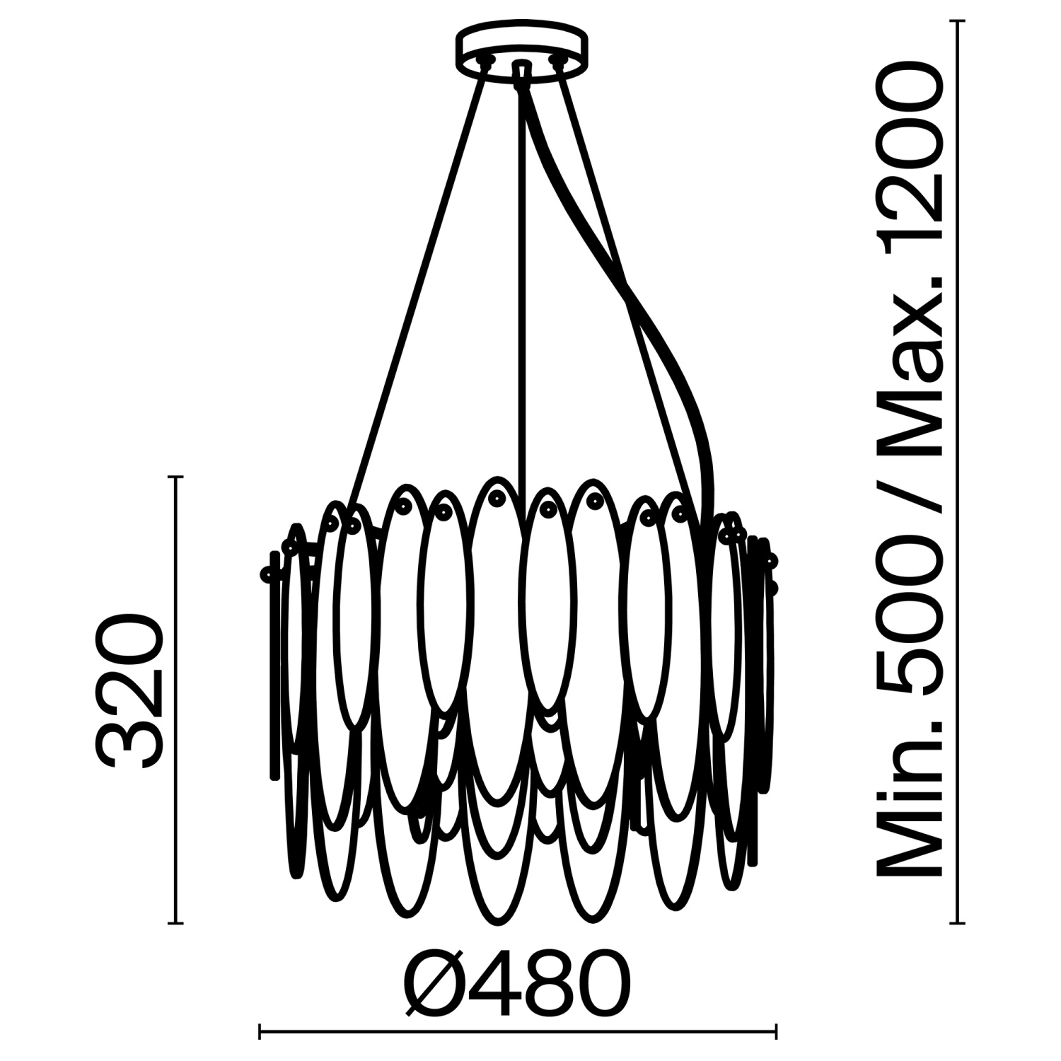 Freya Modern Lucrecia Подвесной светильник цвет: французское золото FR5217PL-05FG