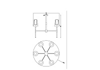 Freya Modern Tida Люстра цвет: черный и латунь FR5196PL-06BBS