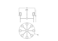 Freya Modern Tida Люстра цвет: хром FR5196PL-08CH