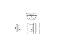 Freya Modern Ottimo Настенный светильник (бра) цвет: латунь FR5198WL-01BS