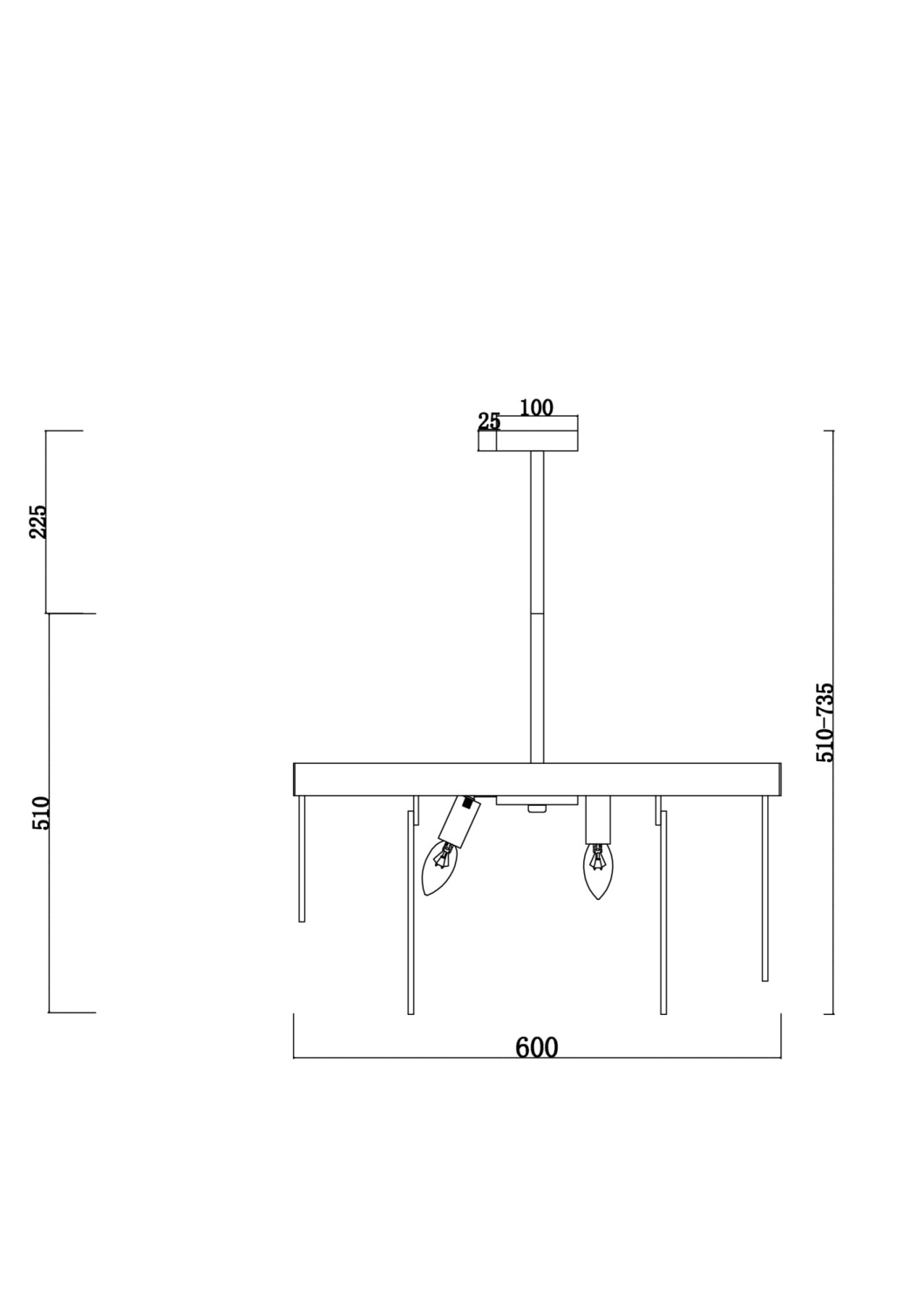 Freya Modern Porto Подвесной светильник цвет: латунь FR5104PL-08BS3