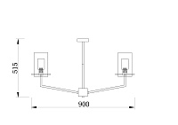Freya Modern Felicity Подвесной светильник цвет: французское золото FR5206PL-08FG