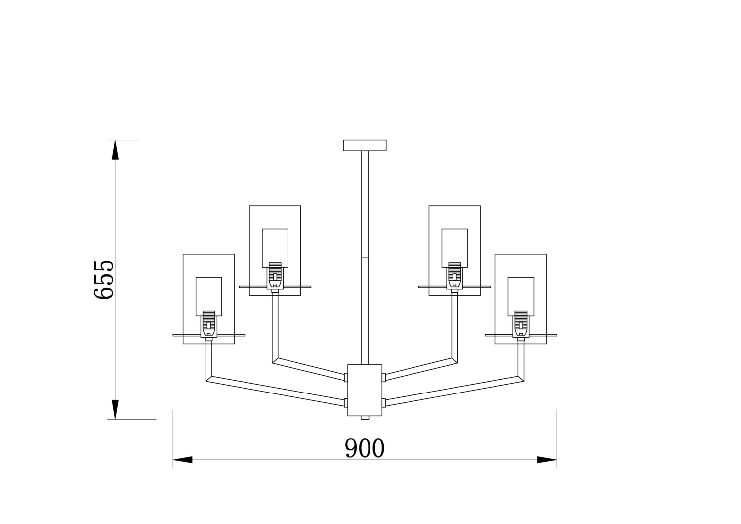 Freya Modern Felicity Подвесной светильник цвет: французское золото FR5206PL-09FG