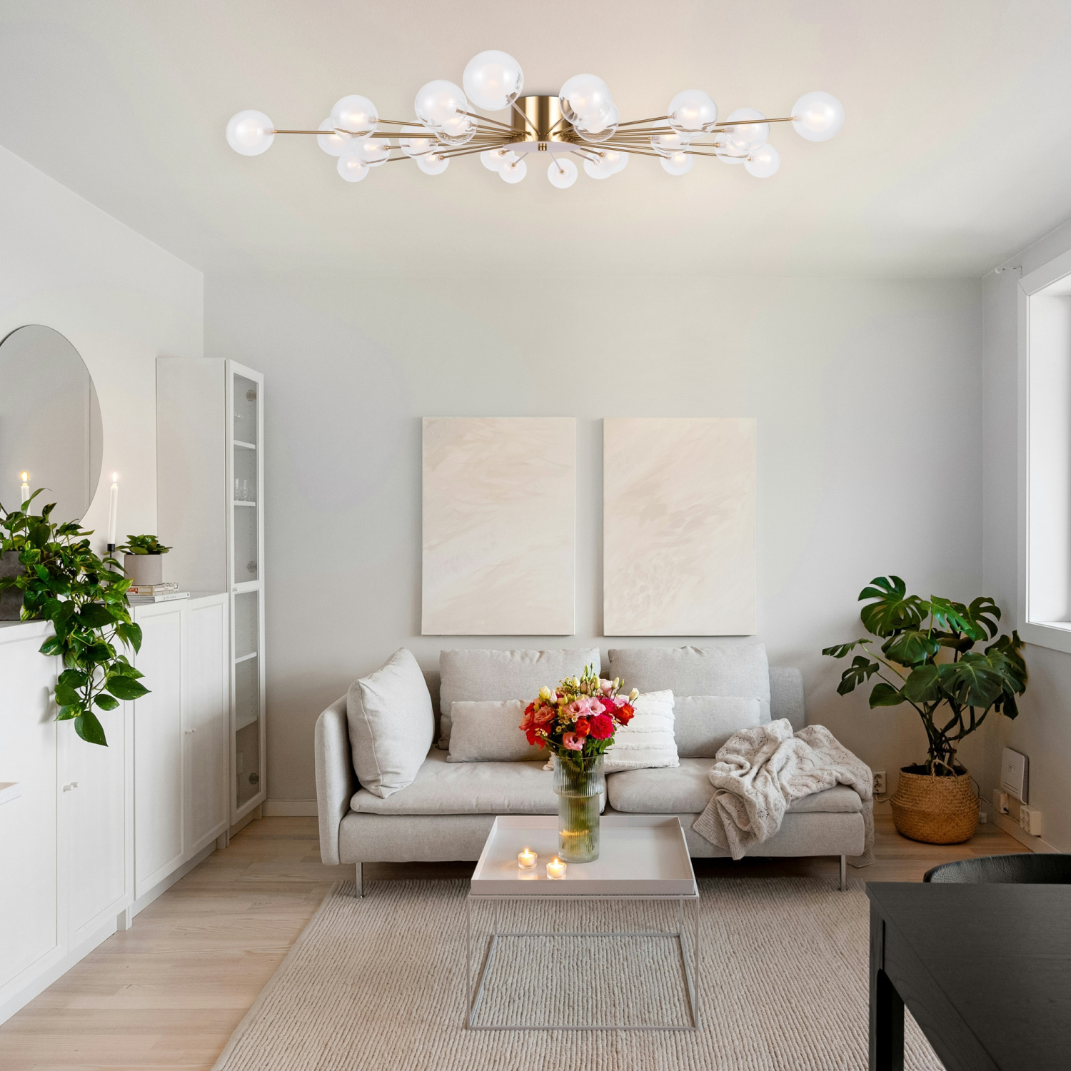 Freya Modern Celebrity Потолочный светильник цвет: латунь FR5242CL-24BS1