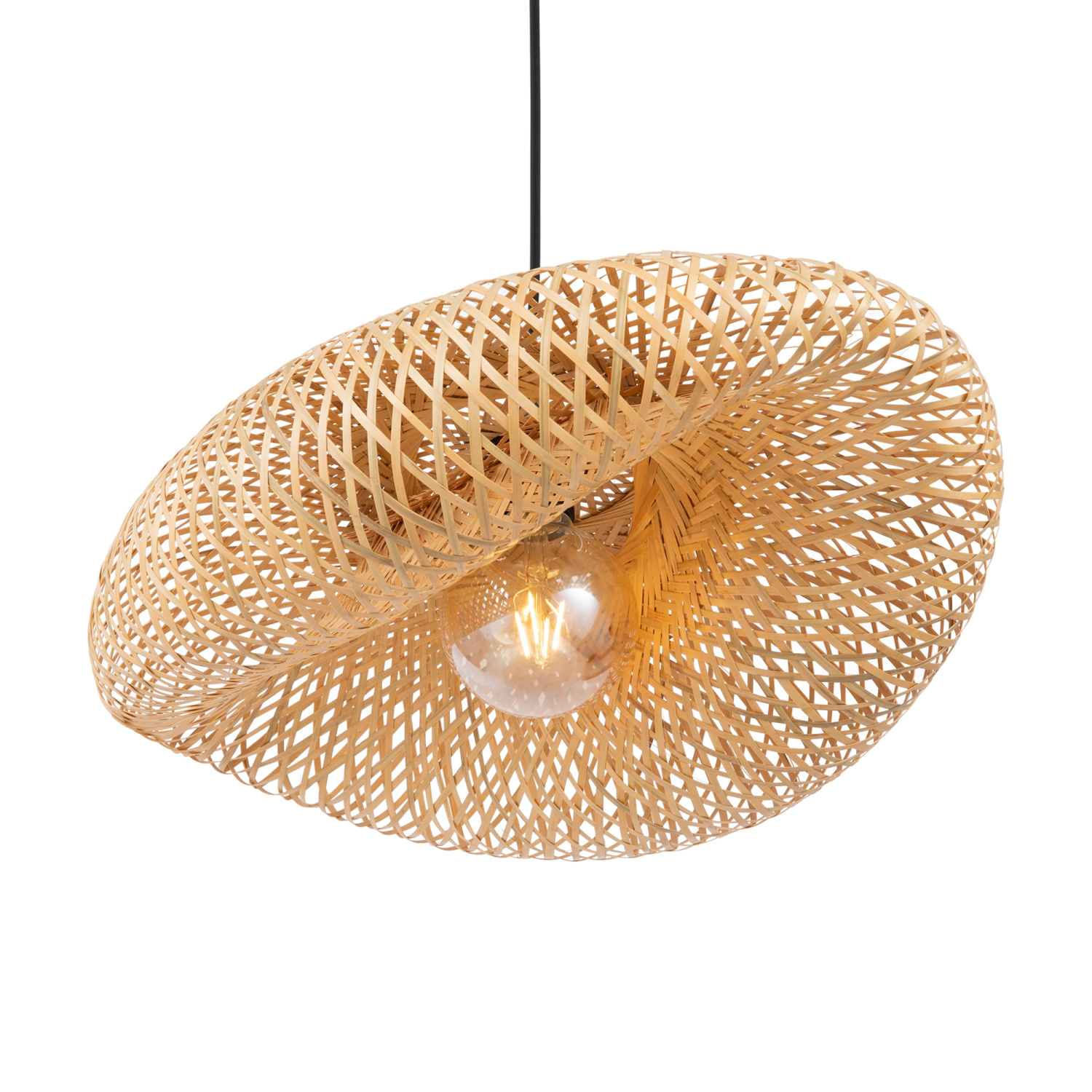 Freya Modern Wavy Подвесной светильник цвет: черный FR5243PL-01BR8