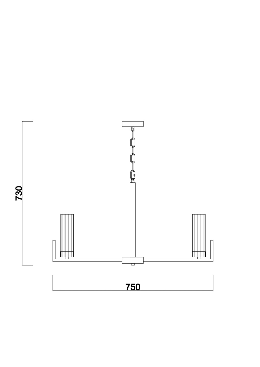 Freya Modern Adeline Подвесной светильник цвет: хром FR5214PL-08CH