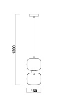Freya Modern Lumen Подвесной светильник цвет: хром FR5215PL-01CH