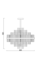 Freya Modern Agora Подвесной светильник цвет: латунь FR5216PL-09BS