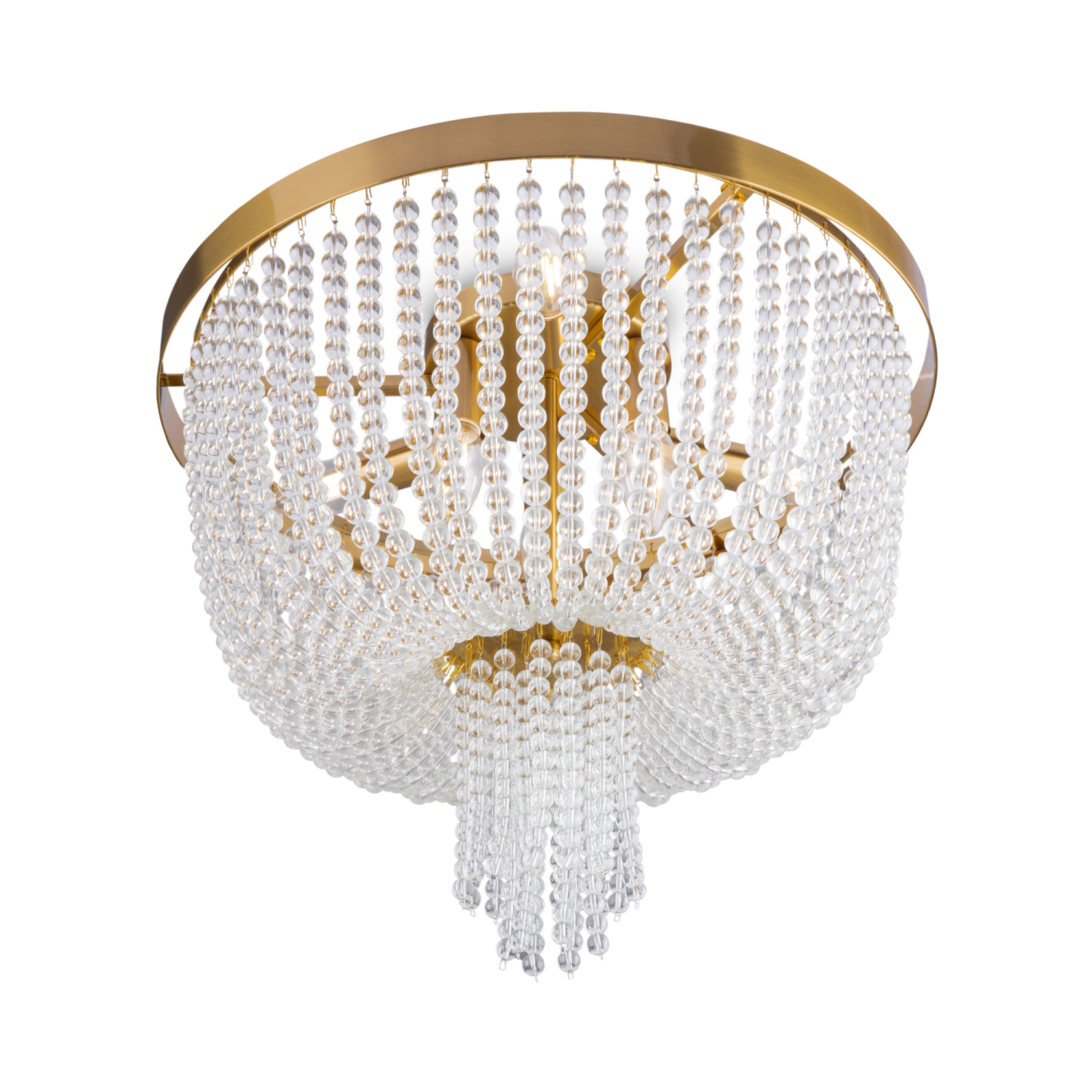 Freya Crystal Ornament Потолочный светильник цвет: латунь FR1008CL-06BS