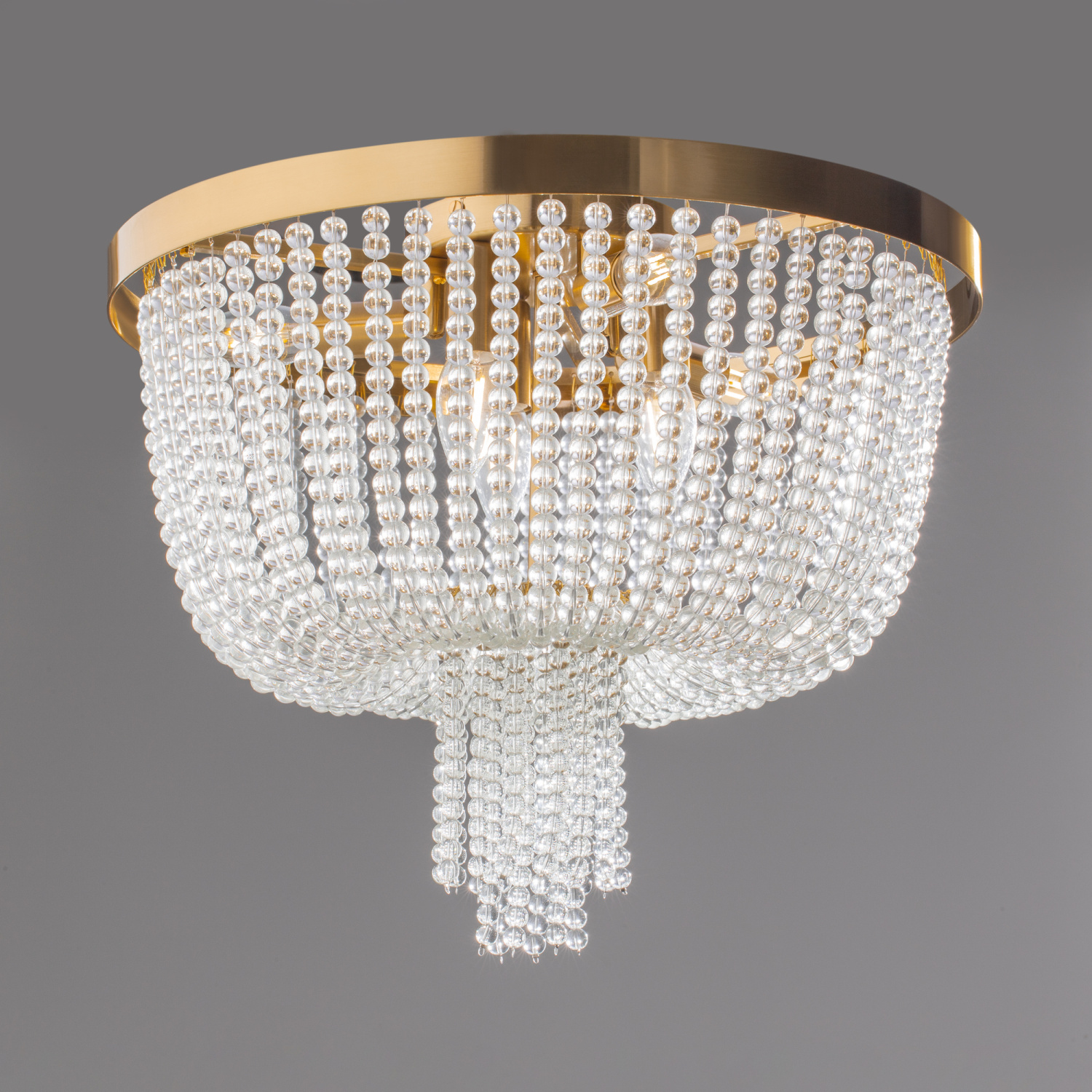 Freya Crystal Ornament Потолочный светильник цвет: латунь FR1008CL-06BS