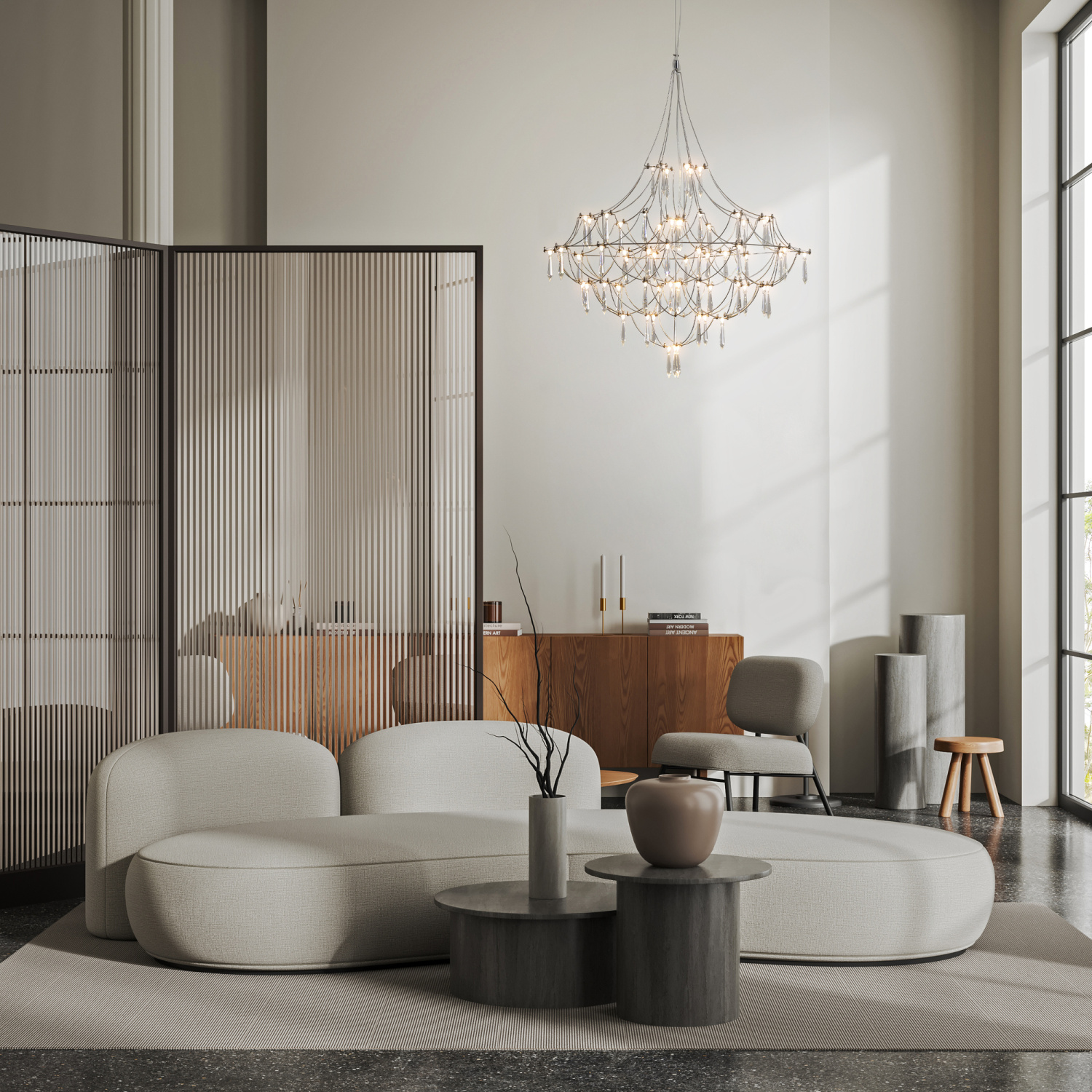 Freya LED Amela Подвесной светильник цвет: хром FR6138PL-L21CH