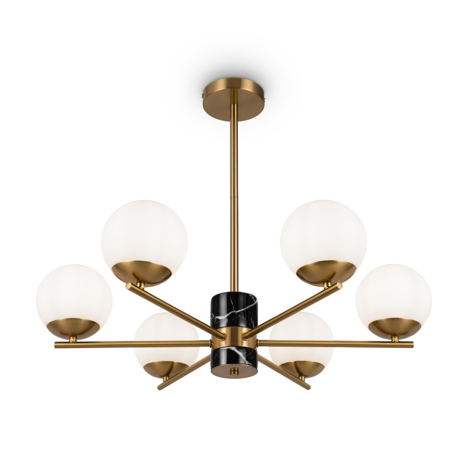 Freya Modern Marble Подвесной светильник цвет: латунь FR5230PL-06BS