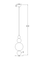 Freya Modern Pearl Подвесной светильник цвет: белый FR5388PL-01CH