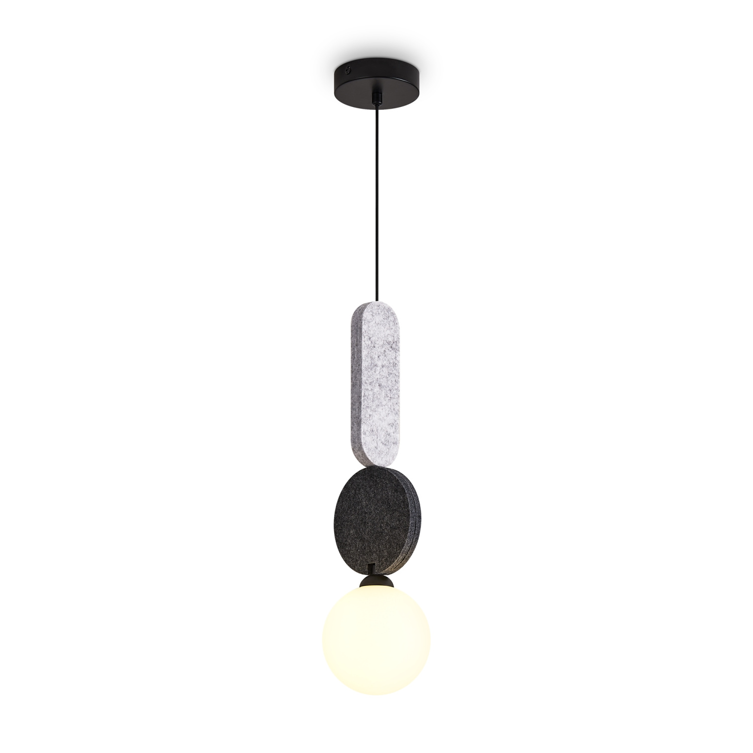 Freya Modern Acoustic Подвесной светильник цвет: черный FR5494PL-0GR