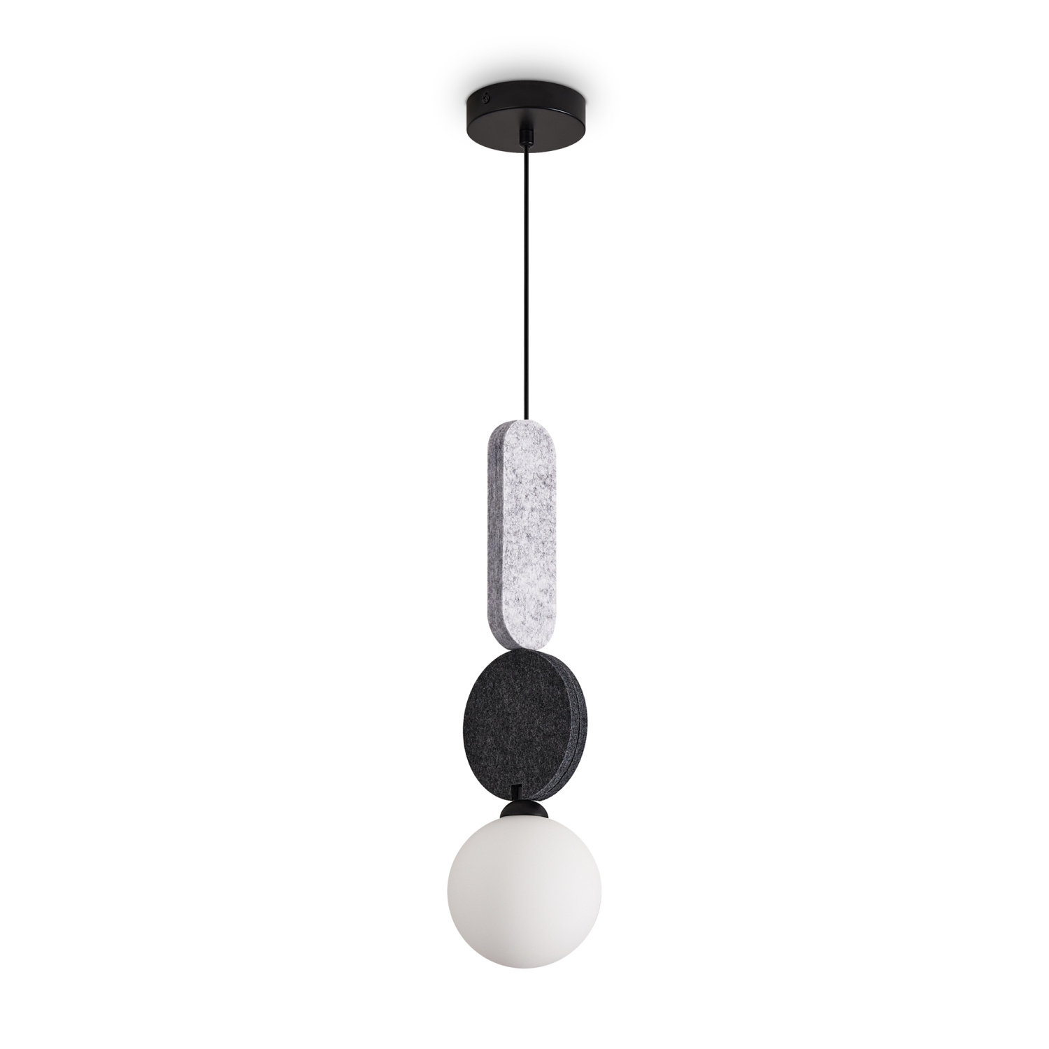 Freya Modern Acoustic Подвесной светильник цвет: черный FR5494PL-0GR