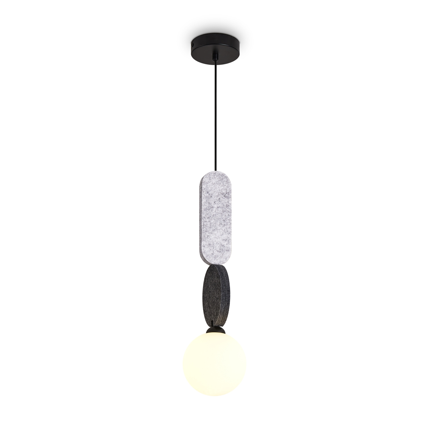 Freya Modern Acoustic Подвесной светильник цвет: черный FR5494PL-0GR