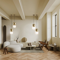 Freya Modern Lumen Подвесной светильник цвет: латунь FR5215PL-01BS