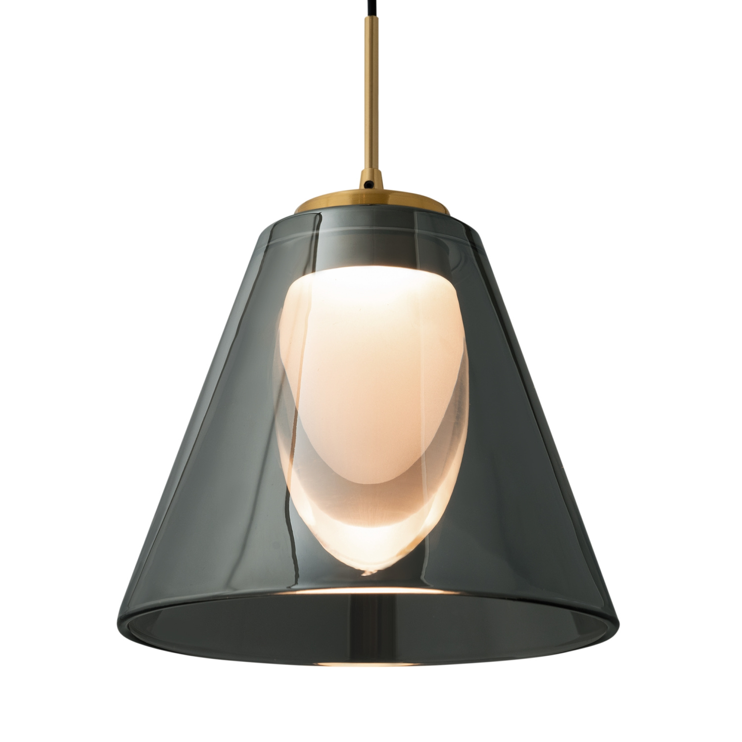 Freya Modern Fume Подвесной светильник цвет: латунь FR5399PL-L4BS