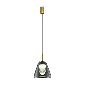 Freya Modern Fume Подвесной светильник цвет: латунь FR5399PL-L4BS