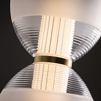 Freya LED Koil Подвесной светильник цвет: латунь FR6136PL-L6BT