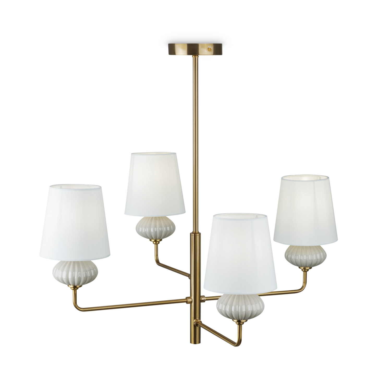 Freya Classic Ceramics Подвесной светильник цвет: латунь FR2029PL-04BS