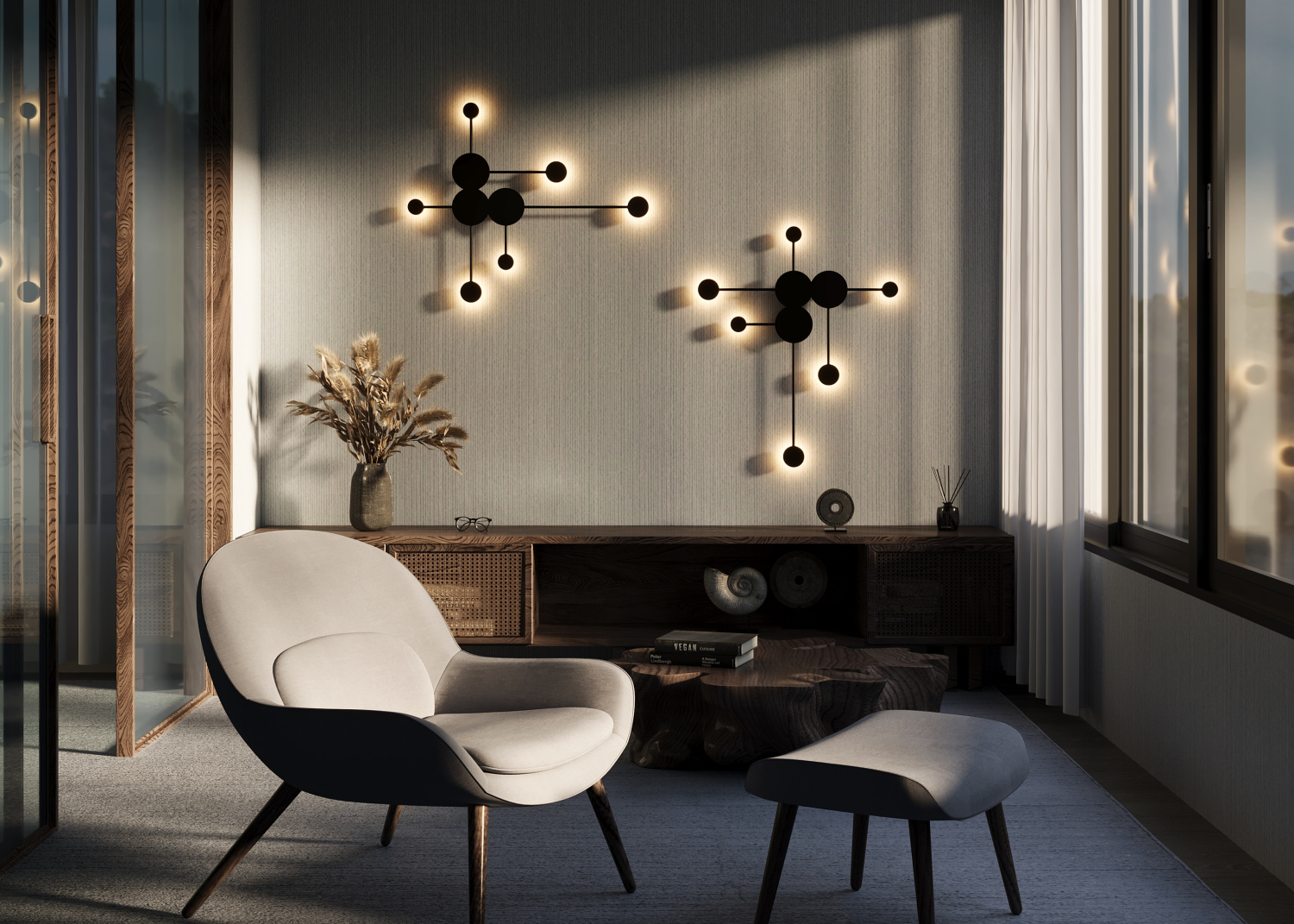 Freya Modern Wonder Настенный светильник (бра) цвет: черный FR5440WL-L17B