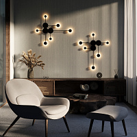 Freya Modern Wonder Настенный светильник (бра) цвет: черный FR5440WL-L17B